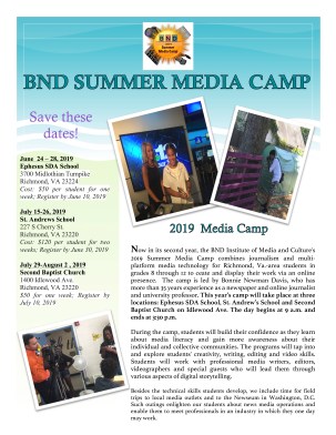 Media Camp Newsletter page 1 (dragged)